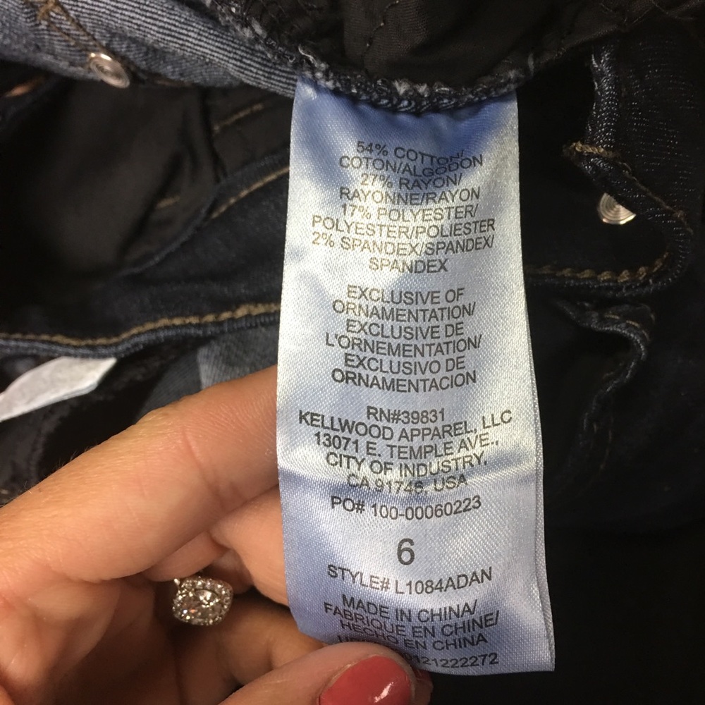 Wit & Wisdom | Super Smooth Jeggings Dark Navy - Picture 6 of 7